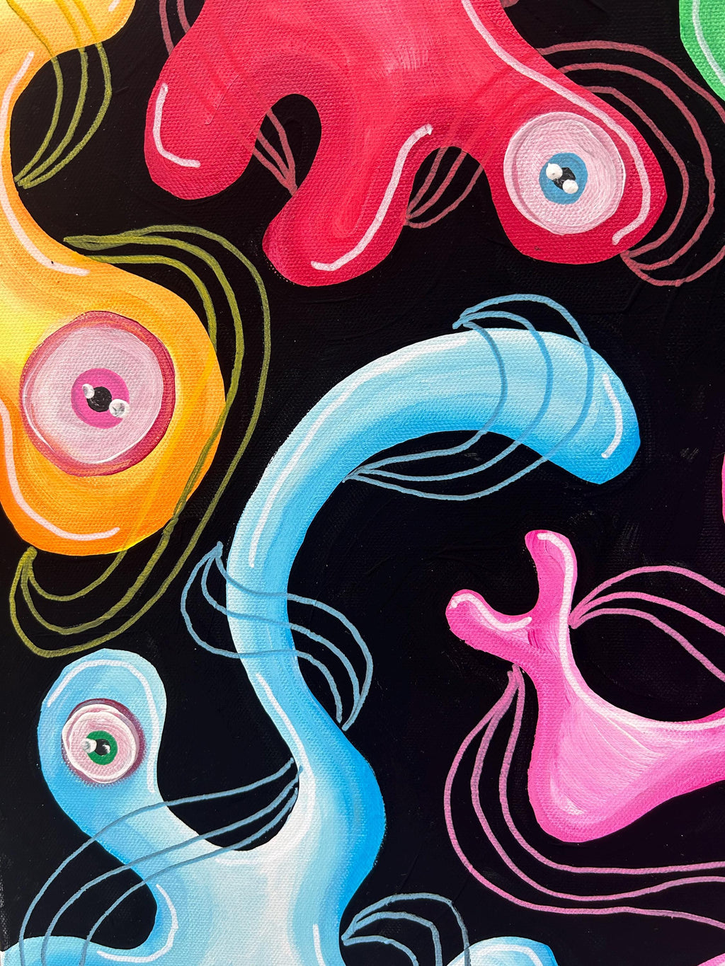 Blobs Floating Through Space