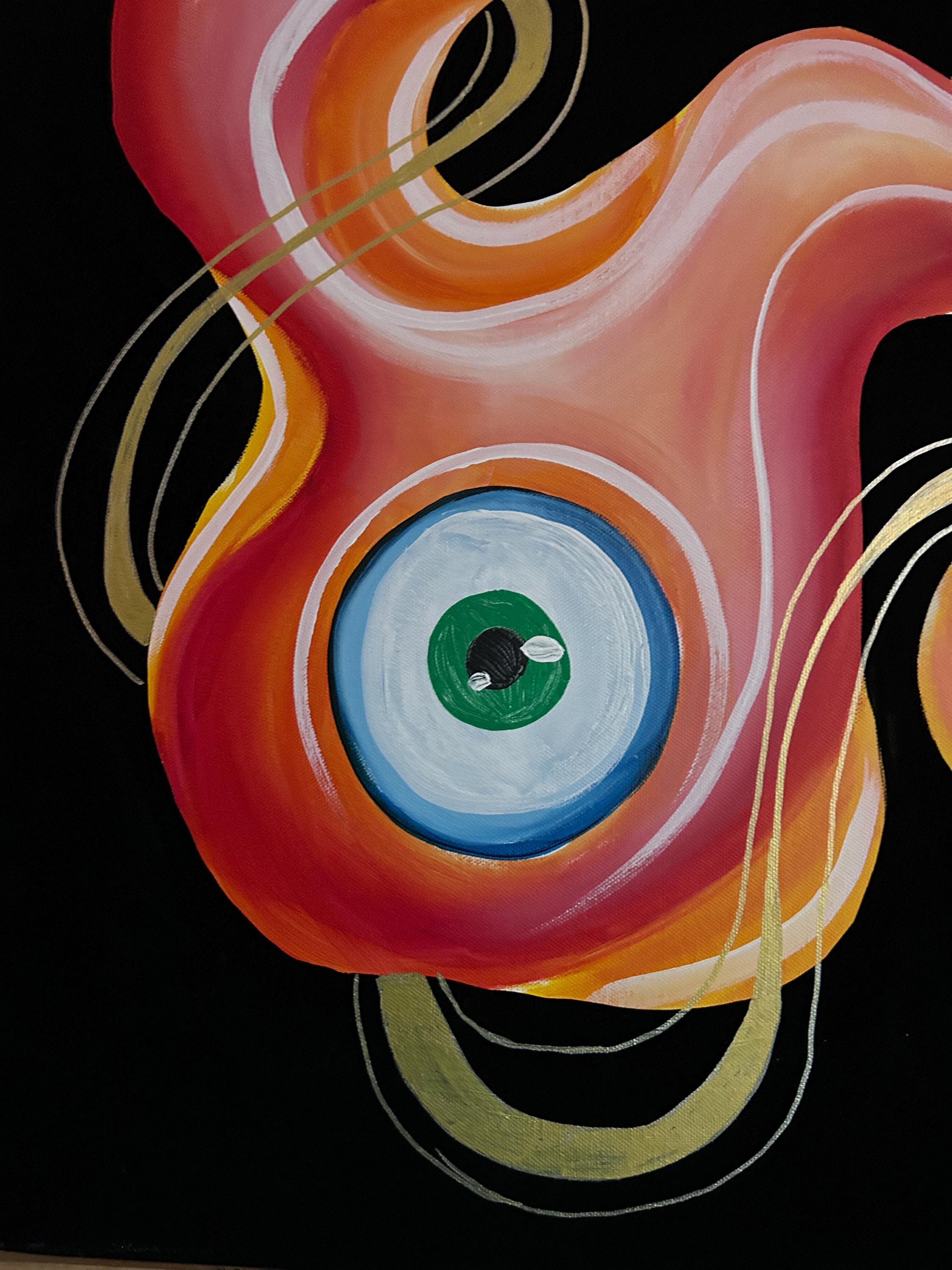 Starburst Blob Abstract Painting