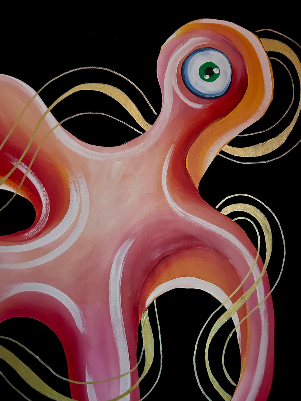 Starburst Blob Abstract Painting