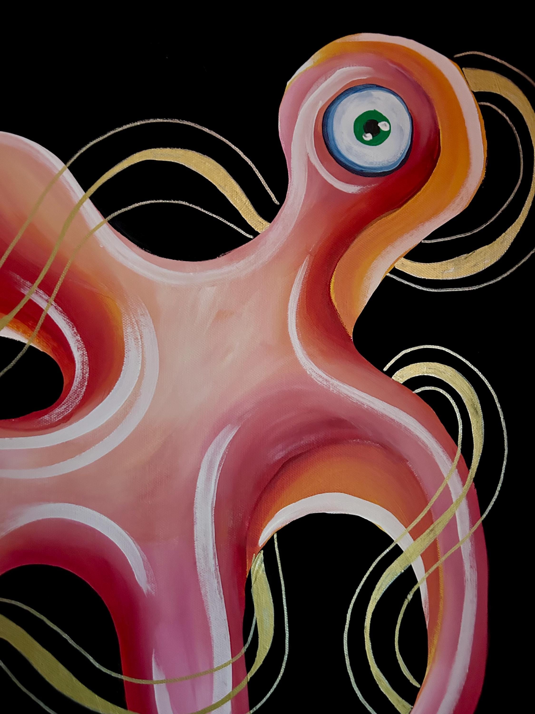 Starburst Blob Abstract Painting