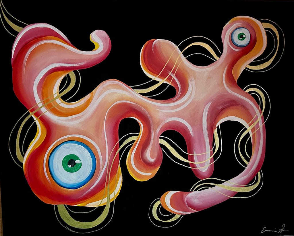 Starburst Blob Abstract Painting