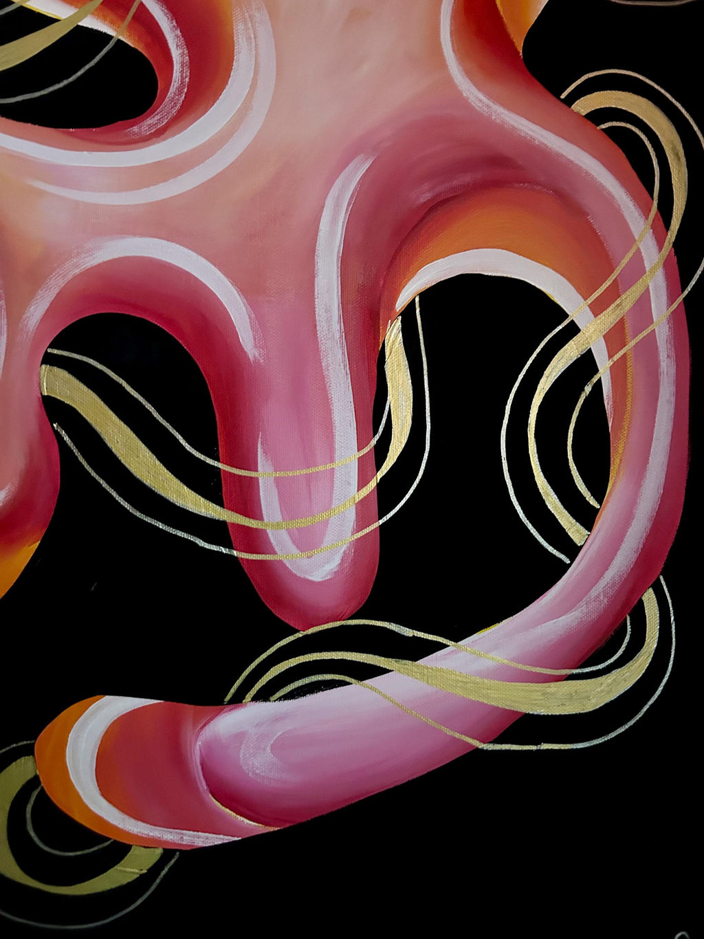 Starburst Blob Abstract Painting