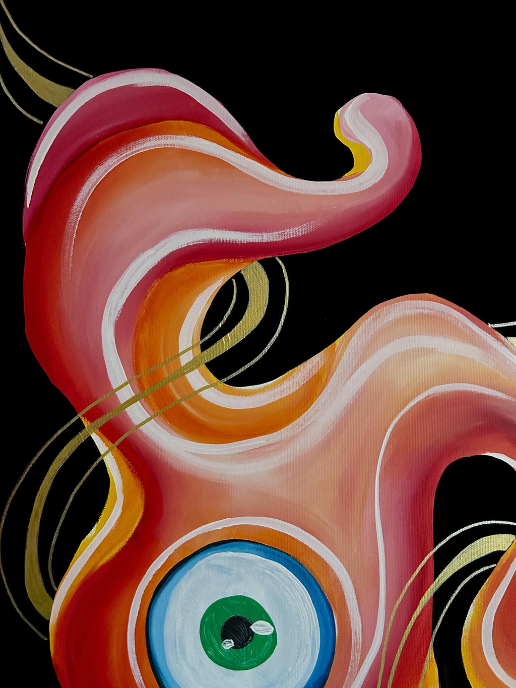 Starburst Blob Abstract Painting
